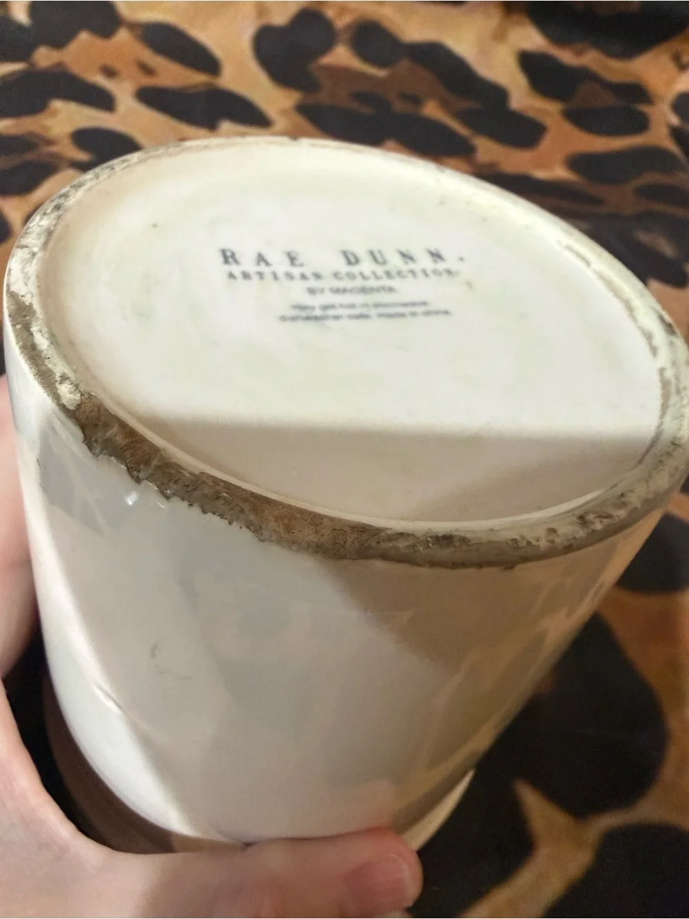 Ceramic Snack Jar in White - Rae Dunn